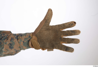 Photos Casey Schneider US Troops detail of uniform gloves hand…